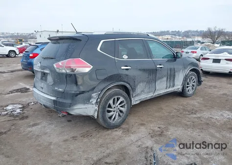 2016 Nissan Rogue Sl from USA, damaged, VIN 5N1AT2MV4GC744198